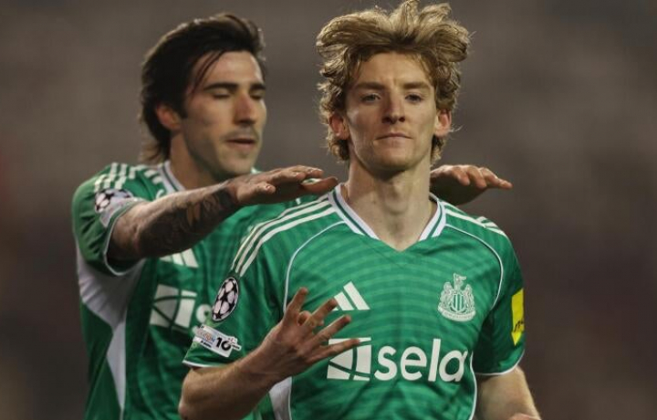 Anthony Gordon bate r&eacute;cords con cuatro goles en la primera mitad mientras Newcastle se desata en Qarabag