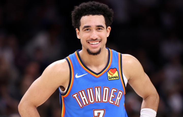 Despu&eacute;s de la 'ruptura' de los 76ers, Jared McCain del Thunder est&aacute; enamorado de su nueva situaci&oacute;n, y el sentimiento es mutuo