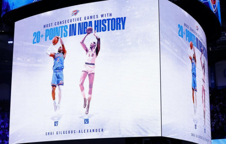 Shai Gilgeous-Alexander bate el r&eacute;cord de puntuaci&oacute;n que Wilt Chamberlain mantuvo durante 63 a&ntilde;os